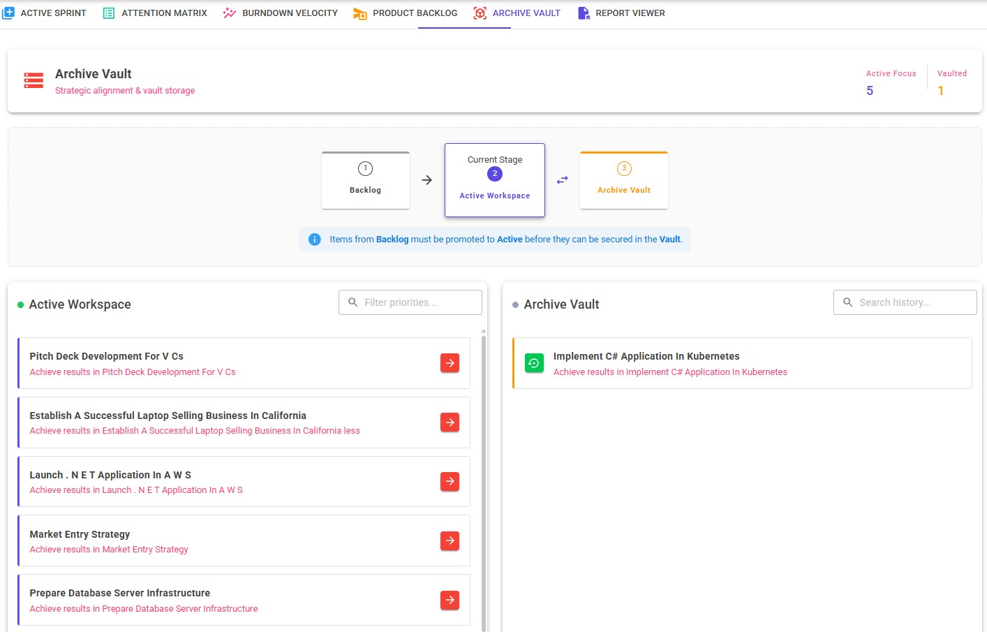 Secure Archive Vault
